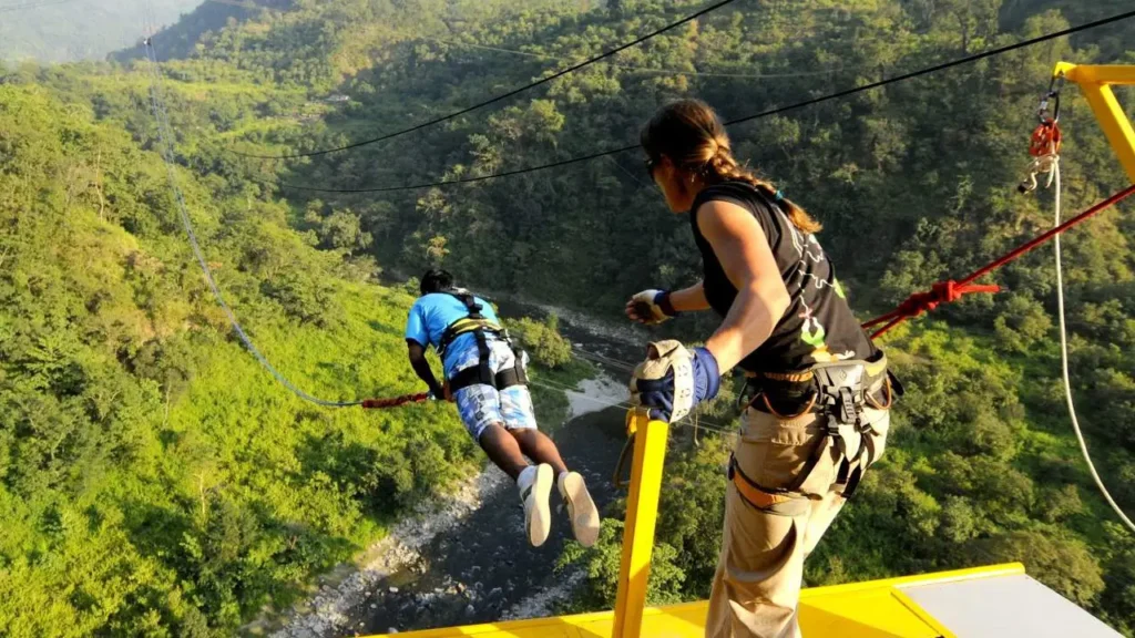 valley rope jump rishikesh