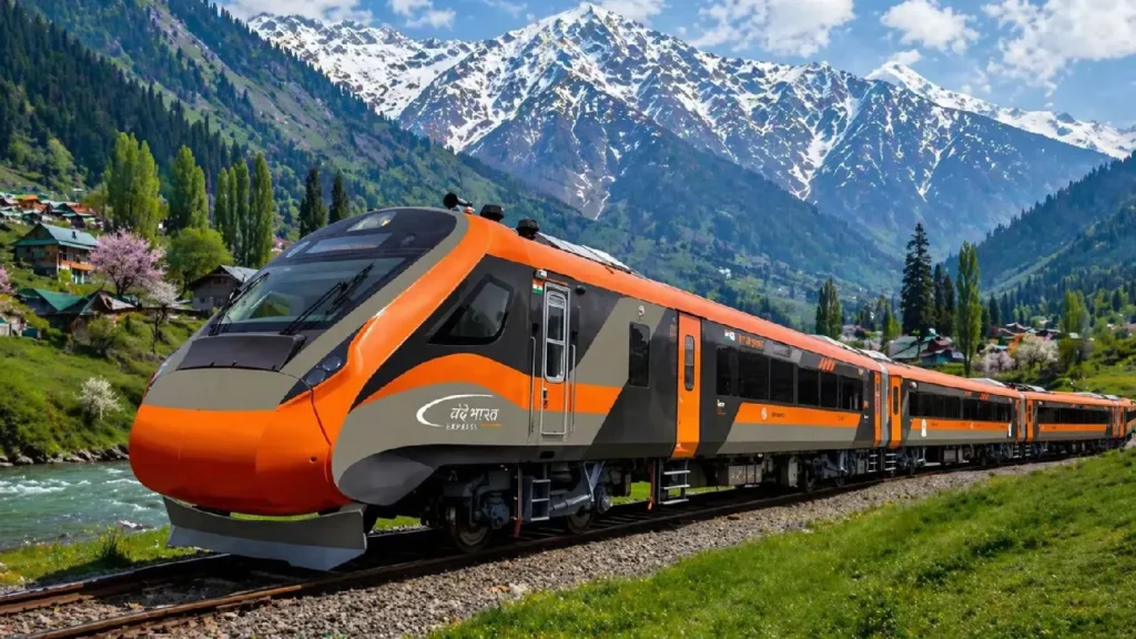 Finally Commercial Operations Between Jammu–Srinagar Vande Bharat